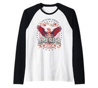 Patriotic 250 Vintage July 4th 2026 USA - Proud US History Raglan Baseball Tee