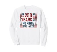 Patriotic 250 YEARS OF NO KINGS Justice Reform Crew Support Sweatshirt