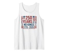 Patriotic 250 Years of NO Kings Justice Reform Crew Support Tank Top