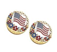 Patriotic 250Th Anniversary US Flag Lapel Pin Brooch with Zn Alloy Design for Collectors and Enthusiasts Historical Coating Pin