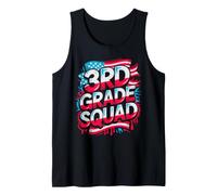 Patriotic 3rd Grade Squad Teacher Happy Future Heroes USA Tank Top