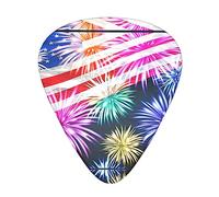 Patriotic 4th Of July American Flag Stolmx Guitar Pick Set - Full Print Design, 3 Thicknesses Available