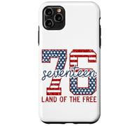 Patriotic 76 Seventeen Land Of The Free Backprint Case for iPhone 11 Pro Max