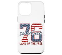 Patriotic 76 Seventeen Land Of The Free Backprint Case for iPhone 12 Pro Max