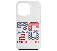 Patriotic 76 Seventeen Land Of The Free Backprint Case for iPhone 13 Pro