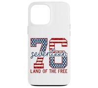 Patriotic 76 Seventeen Land Of The Free Backprint Case for iPhone 13 Pro Max