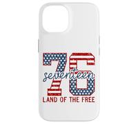 Patriotic 76 Seventeen Land Of The Free Backprint Case for iPhone 14