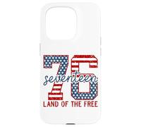 Patriotic 76 Seventeen Land Of The Free Backprint Case for iPhone 15 Pro