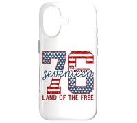Patriotic 76 Seventeen Land Of The Free Backprint Case for iPhone 17