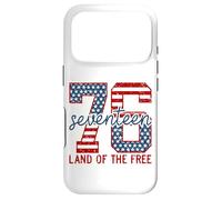 Patriotic 76 Seventeen Land Of The Free Backprint Case for iPhone 17 Pro