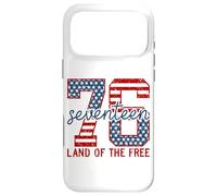 Patriotic 76 Seventeen Land Of The Free Backprint Case for iPhone 17 Pro Max