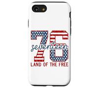 Patriotic 76 Seventeen Land Of The Free Backprint Case for iPhone SE (2020) / 7/8