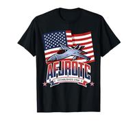 Patriotic AFJROTC Cadet Proud Military American Flag AFJROTC T-Shirt