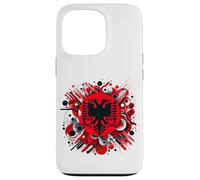 Patriotic Albanian Banner Flag Albania Fan Case for iPhone 13 Pro