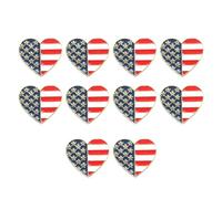 Patriotic Alloy Flag Lapel Pin Set with Sturdy Enameled Coating for Independence Day Celebration and Everyday Wear Patriotic Metal Pin