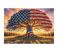 Patriotic America Jigsaw Puzzle Landscape Patriotic Decoration
