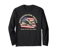 Patriotic American, Deportation Depot - The Last Flight Long Sleeve T-Shirt