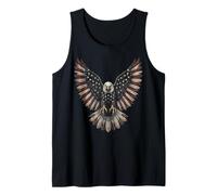 Patriotic American Flag Bald Eagle USA Pride 4th of July Tank Top