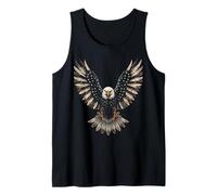 Patriotic American Flag Bald Eagle USA Pride 4th of July Tank Top