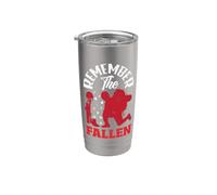 Patriotic American Flag Remember The Fallen Memorial Day Stainless Steel Insulated Tumbler
