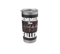 Patriotic American Flag Remember The Fallen Memorial Day Stainless Steel Insulated Tumbler