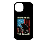 Patriotic American Flag Remember The Fallen Memorial Day US Case for iPhone 14