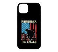 Patriotic American Flag Remember The Fallen Memorial Day US Case for iPhone 14 Plus