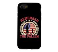 Patriotic American Flag Remember The Fallen Memorial Day US Case for iPhone SE (2020) / 7/8