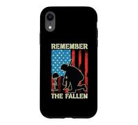 Patriotic American Flag Remember The Fallen Memorial Day US Case for iPhone XR