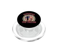 Patriotic American Flag Remember The Fallen Memorial Day US PopSockets PopGrip for MagSafe