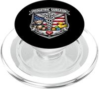 Patriotic American Pediatric Surgeon Caduceus Neonatal Fetal PopSockets PopGrip for MagSafe