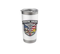 Patriotic American Pediatric Surgeon Caduceus Neonatal Fetal Stainless Steel Insulated Tumbler