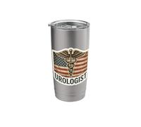 Patriotic American Urologist Caduceus Genitourinary Surgery Stainless Steel Insulated Tumbler