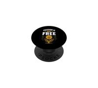 Patriotic Americans quote simple Freedom Is Not Free PopSockets Adhesive PopGrip