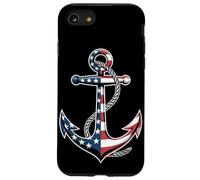 Patriotic Anchor Boat Captain Independence Day 4th of July Case for iPhone SE (2020) / 7/8