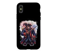 Patriotic Ape Revolutionary War Soldier July 4th Case for iPhone X/XS