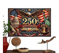 Patriotic Art Puzzle, 75x50 Commemorative Jigsaw Set, High Definition Vintage Print, States Souvenir Category, Large Format Tabletop Challenge, Suitable for July Fourth Memorial Day