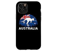 Patriotic Australian Kangaroo Australia Flag Case for iPhone 11 Pro