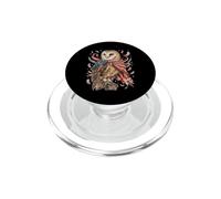 Patriotic Barn Owl American Flag PopSockets PopGrip for MagSafe