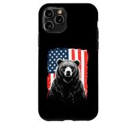 Patriotic Bear American Freedom Forest Paw Case for iPhone 11 Pro
