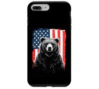 Patriotic Bear American Freedom Forest Paw Case for iPhone 7 Plus/8 Plus