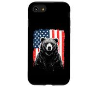 Patriotic Bear American Freedom Forest Paw Case for iPhone SE (2020) / 7/8