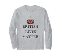 Patriotic Britain Proud Pride Support British Lives Matter Long Sleeve T-Shirt