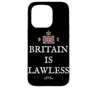 PATRIOTIC BRITISH PRIDE SUPPORTERS GREAT BRITAIN IS LAWLESS Case for iPhone 15 Pro