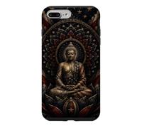 Patriotic Buddha Lotus Flower USA Flag Buddhism Buddhist Case for iPhone 7 Plus/8 Plus