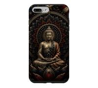 Patriotic Buddha Lotus Flower USA Flag Buddhism Buddhist Case for iPhone 7 Plus/8 Plus