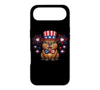 Patriotic Capybara Fireworks America Pride Case for iPhone Air