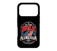 Patriotic Cornhole In The Hole We Trust USA Bean Bag Toss Case for iPhone 17 Pro