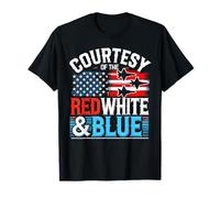 Patriotic Courtesy of the Red White and Blue T-Shirt
