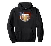 Patriotic Craft Brewing American Beer Mug Pullover Hoodie